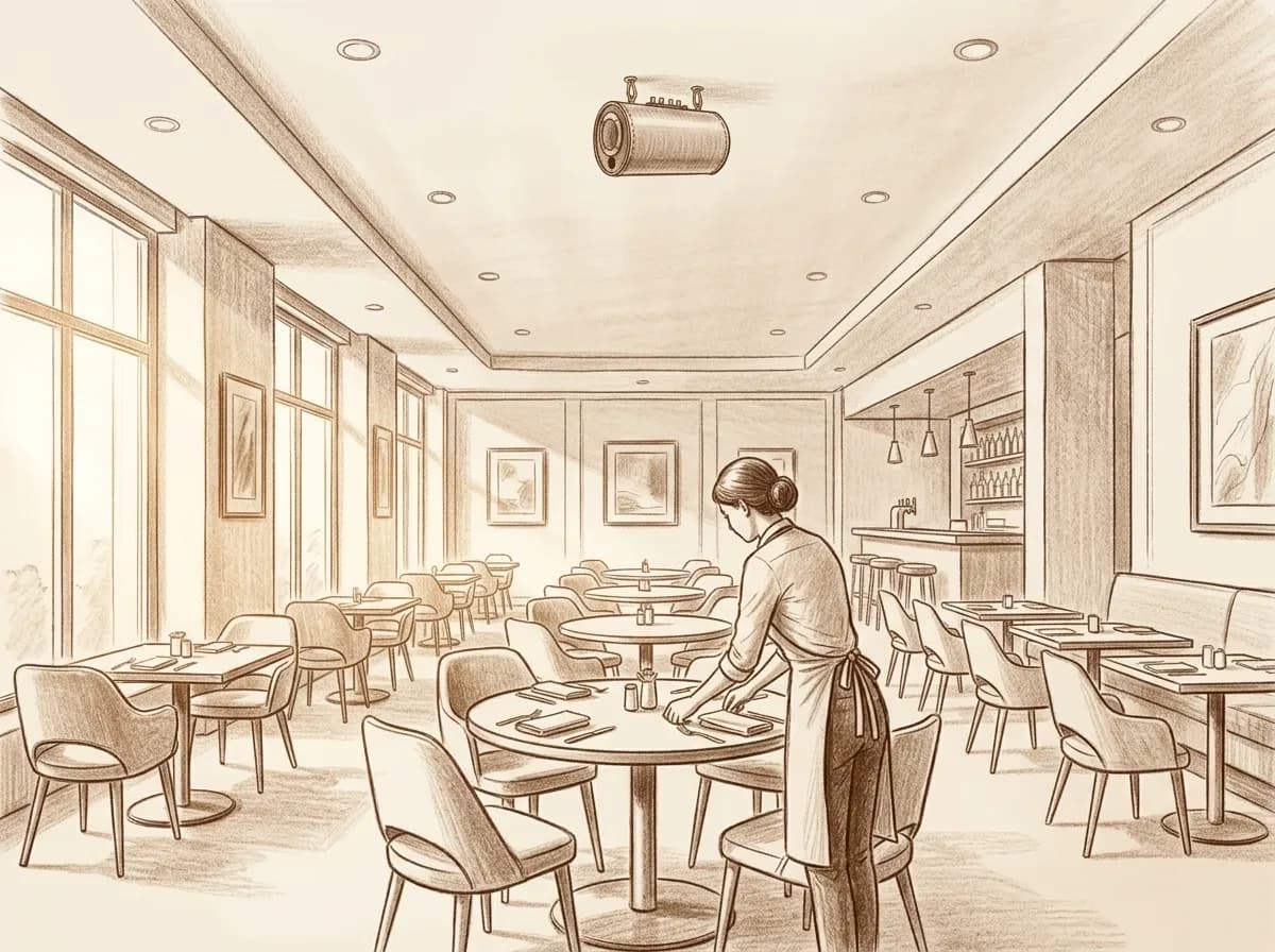 音環境を整えたカフェの情景 — ふと長居したくなるくつろぎの空間